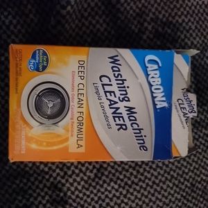 CARBONA Washer CLEANER Standard he WASHING MACHINE Deep Clean 3 Treatment 00484.